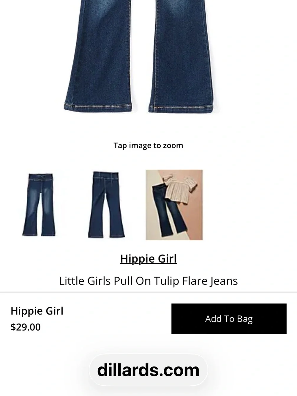 Hippie girl flare jeans 8